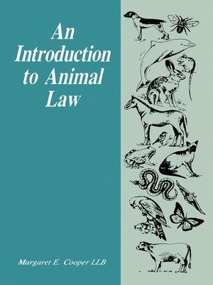 cover image of An Introduction to Animal Law